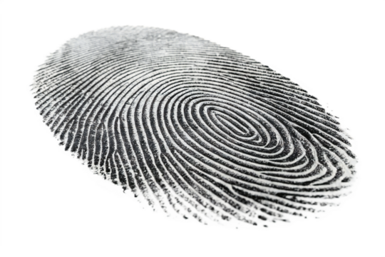 High-Resolution Fingerprint Image Detailed Close-up of a Fingerprint