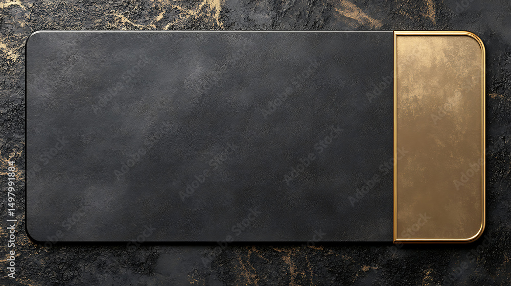 Poster elegant black and gold texture background featuring a sleek minimalist design, perfect for adding a 
