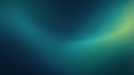 Abstract background with grainy noise texture, smooth gradient mix of dark blue, teal and green colors