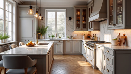 interior of a kitchen