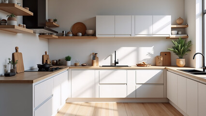 interior of a kitchen