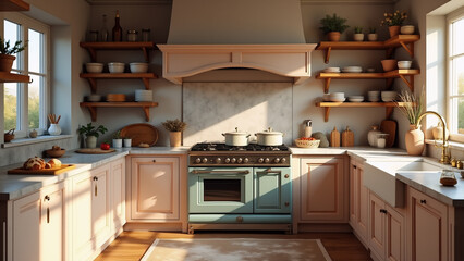 Fototapeta premium interior of a kitchen