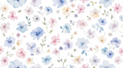 Spring  Watercolor flowers background, Colorful flower Watercolor background