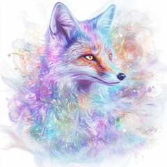 Obraz premium red fox in the snow