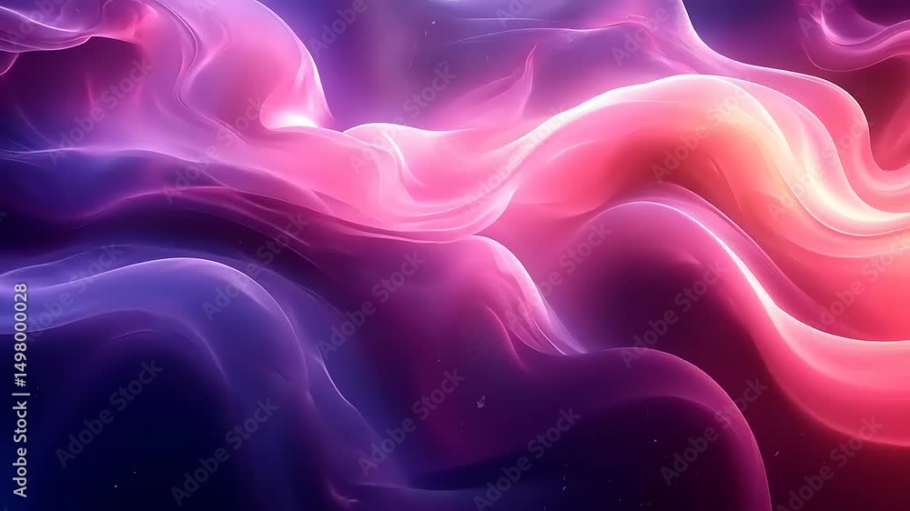 Poster abstract fluid gradient animation background with waves of color and light effects