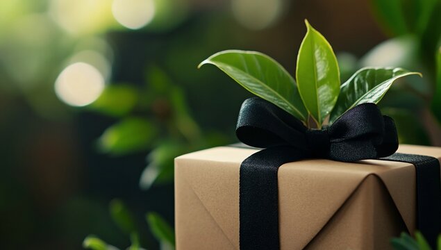 EcoGift Plant Sprout on Present.