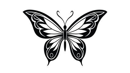 Elegant Butterfly in Flight