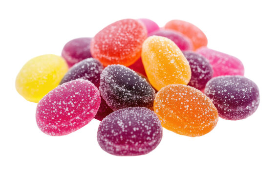 Pile of colorful jelly beans