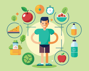 Achieving a Healthy Lifestyle. Fitness. Nutrition. and Wellbeing