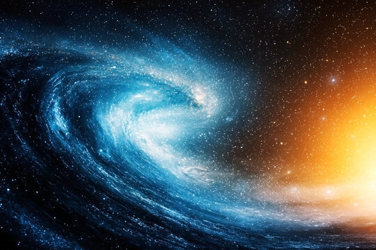 Abstract Galaxy Swirl as Modern Background