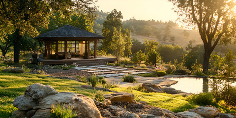 Discover Serenity in Nature: Creating Peaceful Outdoor Spaces, Transform Your Backyard into a Relaxing Oasis with Beautiful Landscaping