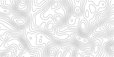 Topographic Background. Abstract wavy and curved lines background. Abstract pattern with Lines. Background of the Topographic Map. Abstract geometric topographic contour map background Free Vector
