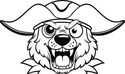 Dog Head Mascot Logo Design