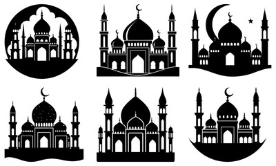 Mosque Silhouette vector