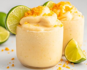 Refreshing citrus frozen dessert