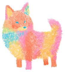 Obraz premium PNG Fox mammal animal art.