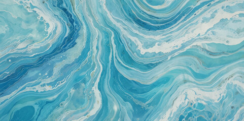 Abstract surface ocean water wave, seamless blue water ocean wave background. Blue water ocean surfing wave.	
