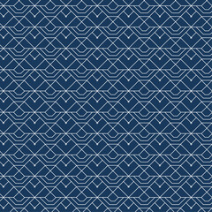 Intricate Abstract Geometric Pattern with Radiating Circles and Patterned Squares