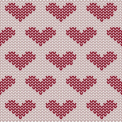 Seamless Crochet Pattern Background