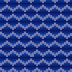 Seamless Crochet Pattern Background