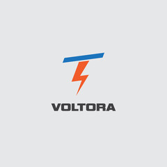 Voltora logo design template