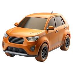 Obraz premium orange sports car