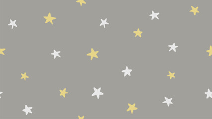 Seamless pattern with little star