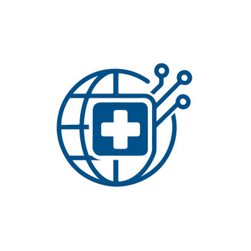 first aid kit and erth combanation icon
