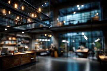 Cozy modern café interior, warm lighting, stylish furniture, patrons enjoying drinks, perfect for casual meetings or relaxation.