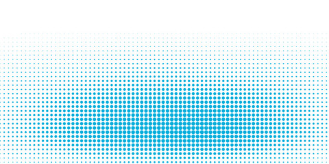 Blue Gradient Halftone Dot Pattern Transparent Vector Background.eps10