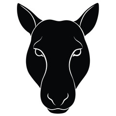 vector image of a horse