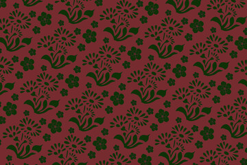 seamless pattern with flowers