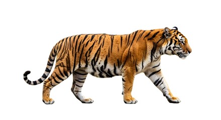 tiger isolated on white background