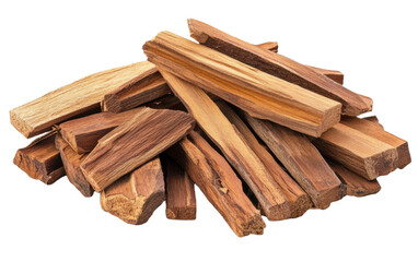 Pile of wood logs with some of them being split