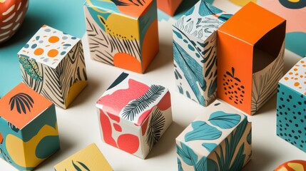 Colorful Geometric Boxes