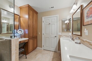 Spacious Single-Level Suburban Home with Golf Course Views and Open Interior Layout