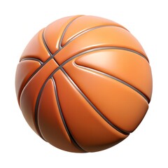 Obraz premium basketball isolated on white
