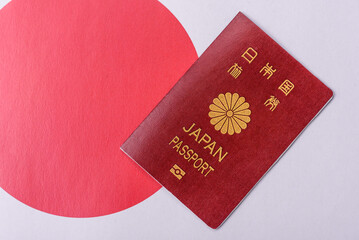 Japanese passport for travelling, flying and doing business