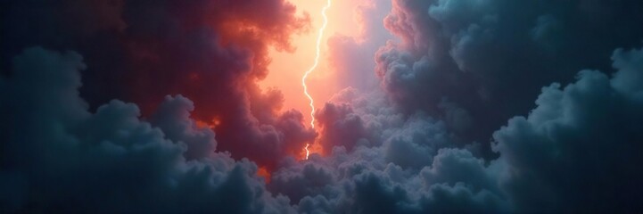 Fototapeta premium Dynamic lighting beams pierce through a dark, smoky atmosphere, creating dramatic streaks of light and shadow Perfect for abstract, futuristic, or mystical themes , streak, atmospheric, light beam