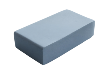 Soft yet firm yoga support block