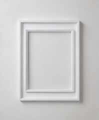 Modern white frame collage mockup; clean, minimalist images, geometric shapes,  photo,  photo frame,  graphic