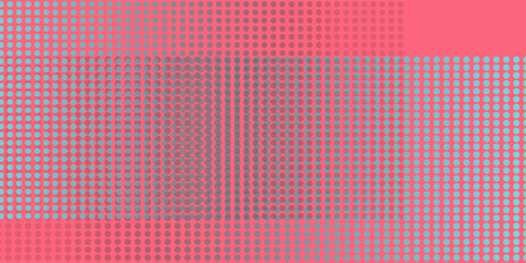Halftone gradient pattern vertical vector illustration. Pink blue dotted, blue halftone texture. Pop Art blue pink halftone, comics Background.  EPS10