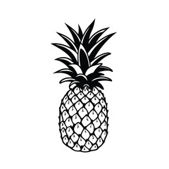 Obraz premium Pineapple icons set. Pineapple silhouette vector art icons set. pineapple fruit icon designs Symbol Isolated, Vector Illustration.