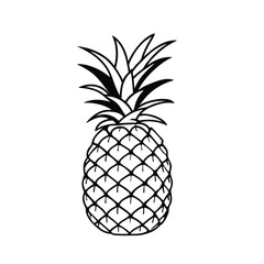 Fototapeta premium Pineapple icons set. Pineapple silhouette vector art icons set. pineapple fruit icon designs Symbol Isolated, Vector Illustration.