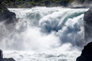 Cascada de Salto Grance waterfall in Torres del Paine National Park,Chile,South America