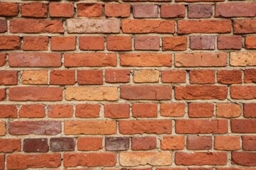 Obraz premium Red Brick Wall Texture High-Resolution Background Image for Design Projects