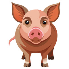 Fototapeta premium Farmer pig