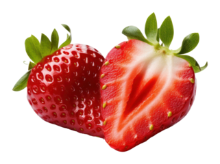 PNG Strawberries sliced strawberry fruit produce.