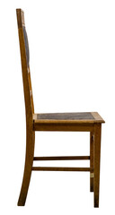Vintage wooden chair with a simplified design showcasing craftsmanship from a bygone era