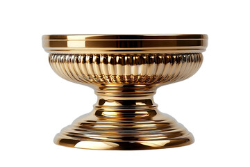 Shiny golden base for luxury lamp